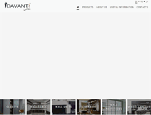 Tablet Screenshot of davanti.lv